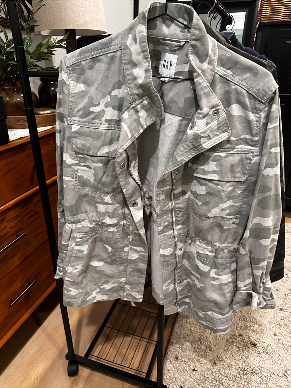 GAP Women's Camo Utility Jacket